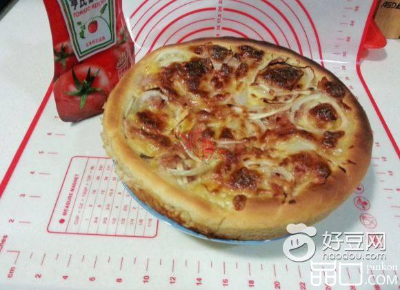 培根杏鲍菇马苏里拉披