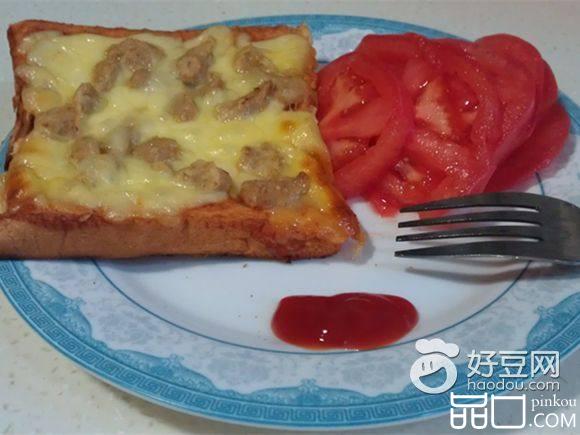 马苏里拉土司披萨