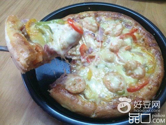 意式培根大虾比萨