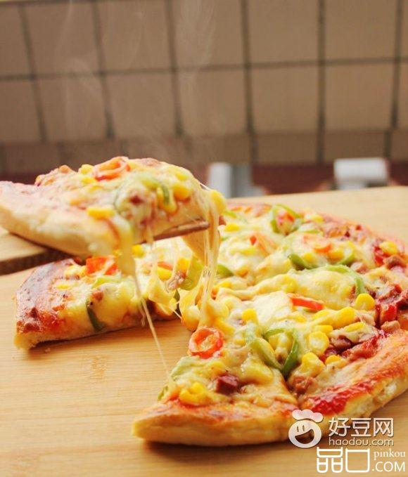 叉烧玉米披萨
