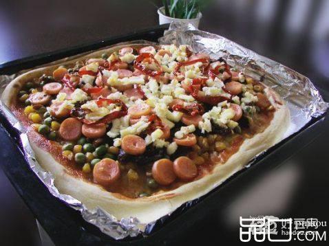 新奥尔良烤肉披萨