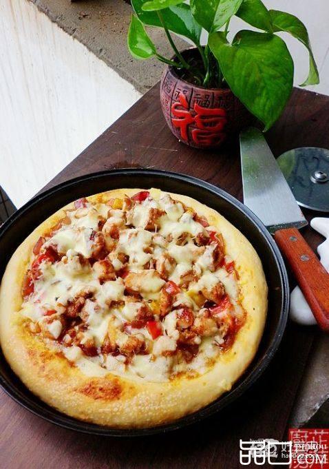 烧烤风味鸡腿披萨