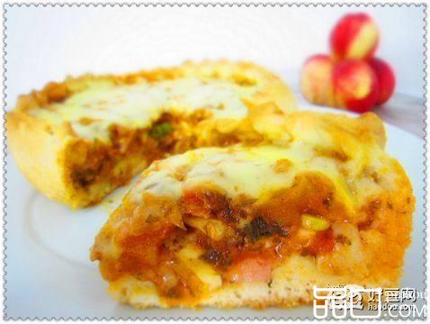 培根杂蔬披萨