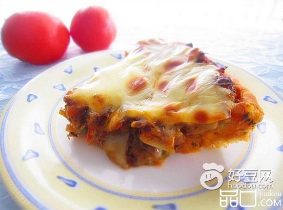 家常茄子比萨