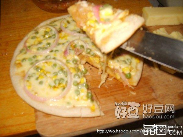 平底盘做“披萨”