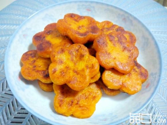 梅花红薯粑粑