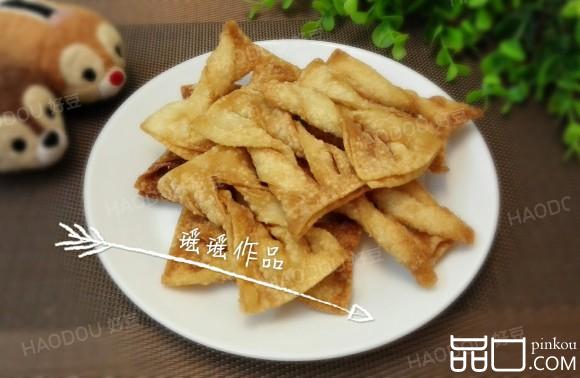 馄饨皮排叉