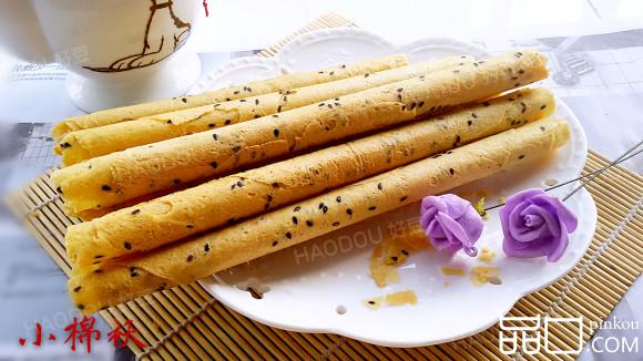 香脆芝麻鸡蛋卷