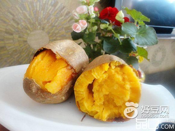 烤箱烤红薯