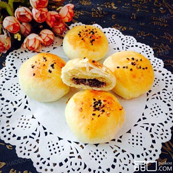 红豆夹心酥饼