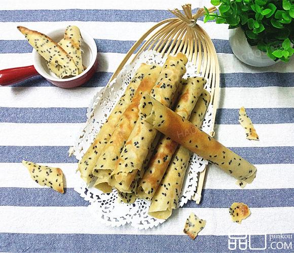 黑芝麻香酥蛋卷