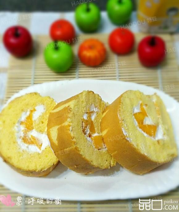 芒果奶油蛋糕卷