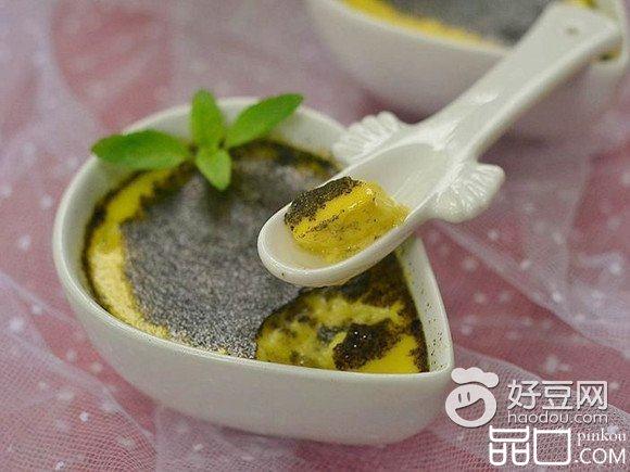 黑芝麻烤布丁