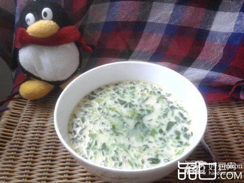 菠菜鸡蛋羹