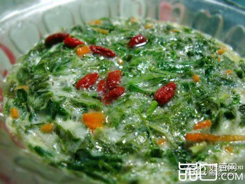 香椿虾仁鸡蛋羹(微波