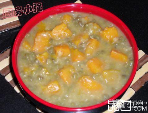 绿豆南瓜羹