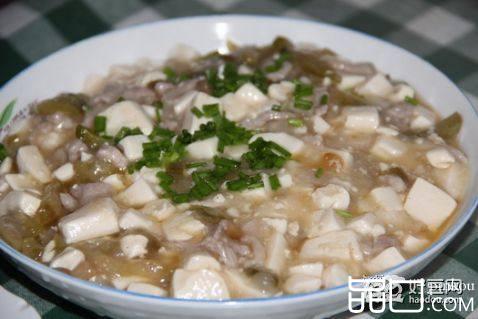 榨菜肉丝豆腐羹