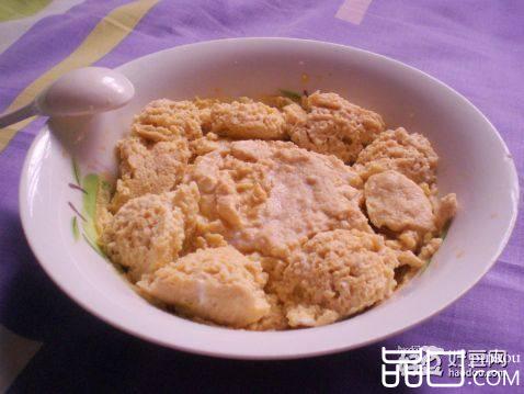 豆腐鸡蛋羹