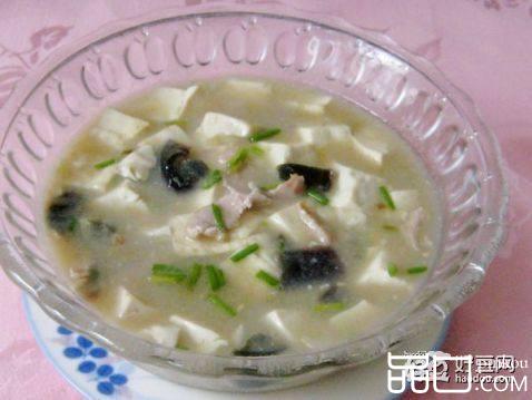 皮蛋肉丝豆腐羹