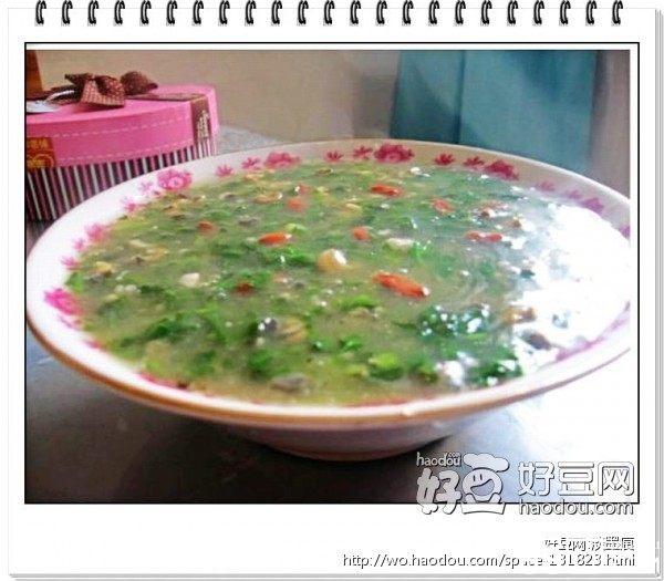 荠菜螺肉羹