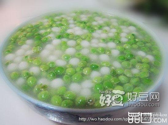 清清白白圆子豌豆羹