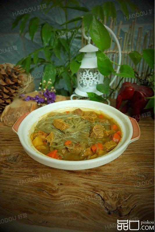 咖喱牛肉粉丝煲