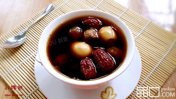 黑糖鹌鹑蛋甜汤