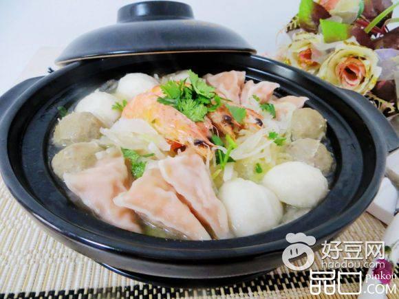 大虾鱼丸萝卜汤