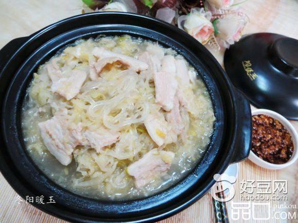 五花肉炖酸菜粉丝