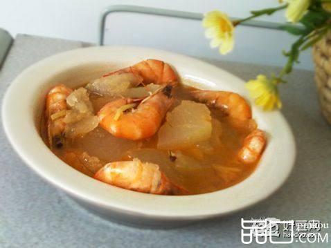冬瓜炖虾