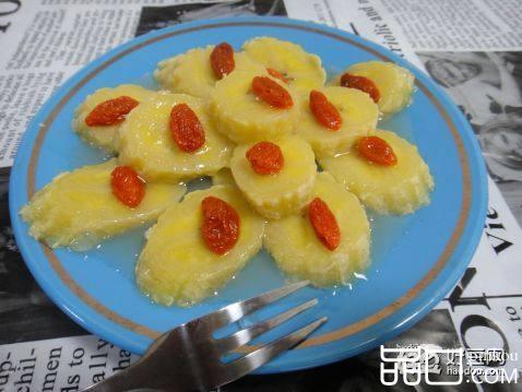 冰糖枸杞炖香蕉
