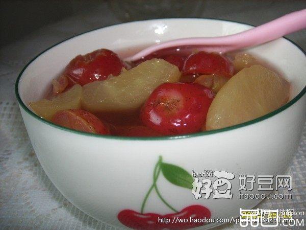 冰糖炖双果