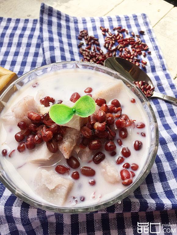 香芋红豆糖水