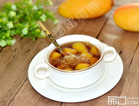 红糖芒果银耳羹