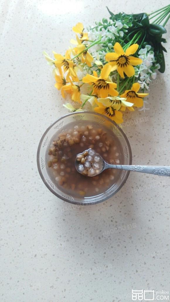 西米绿豆糖水
