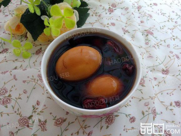 红糖红枣鸡蛋水