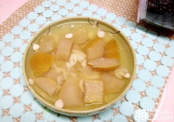 百合冰糖梨水