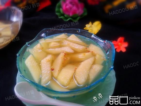 桂花蜂蜜苹果配