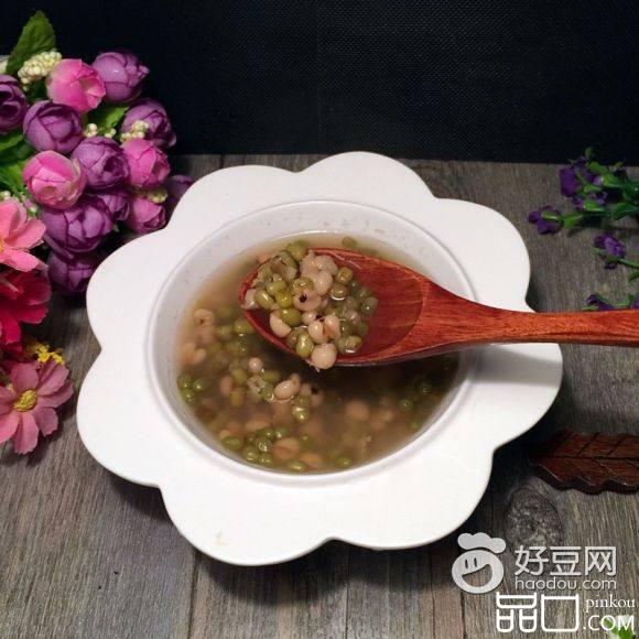 薄荷绿豆薏米汤