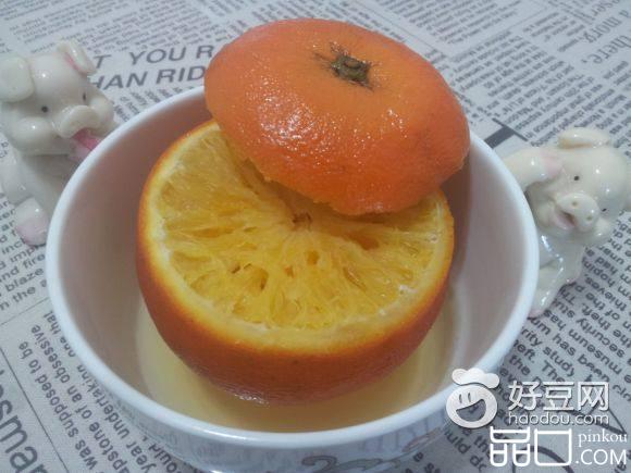 盐蒸橙子