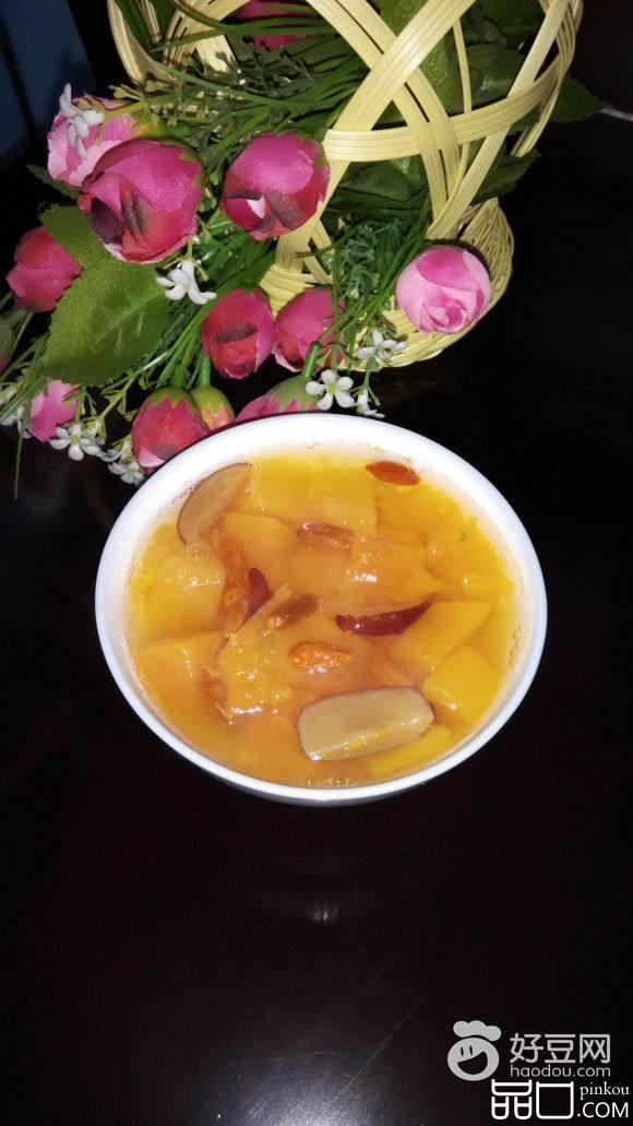 红枣木瓜糖水