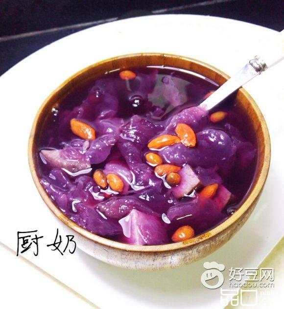 紫薯银耳糖水