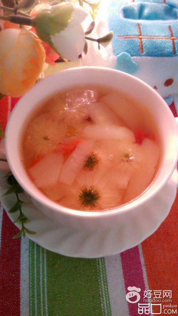 菊花冰糖梨水