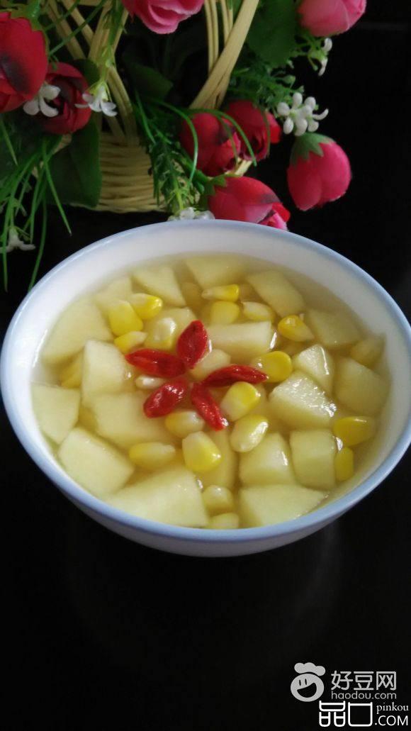玉米苹果汤