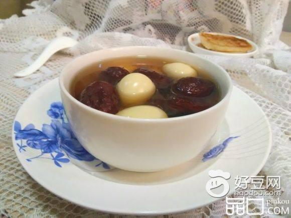 红枣鹌鹑蛋甜汤