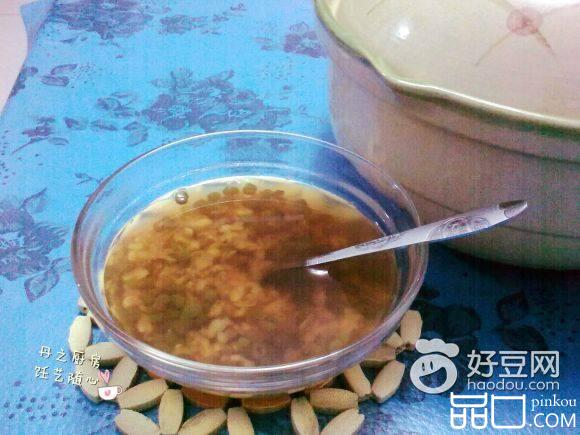 砂锅冰糖绿豆饮