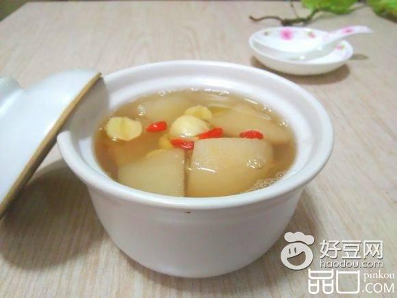 莲子冰糖雪梨