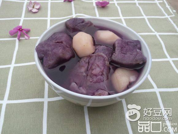紫薯马蹄糖水