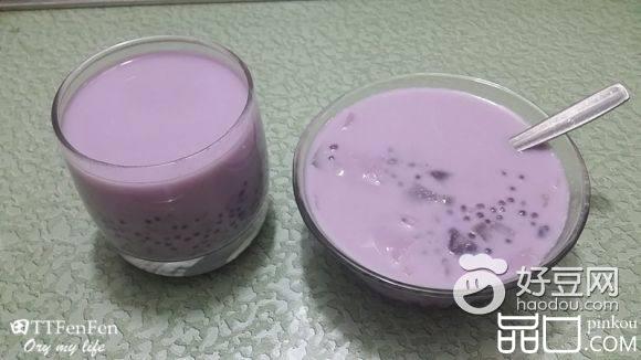 紫薯淮山椰奶露