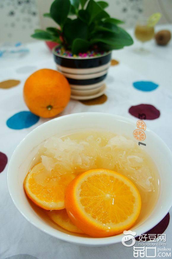 银耳炖甜橙